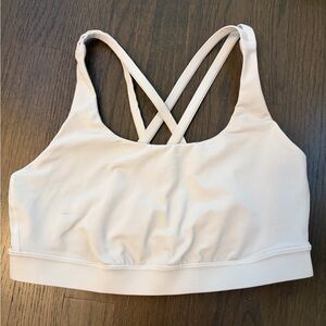 Lululemon Athletica Cream Strappy Crop Top